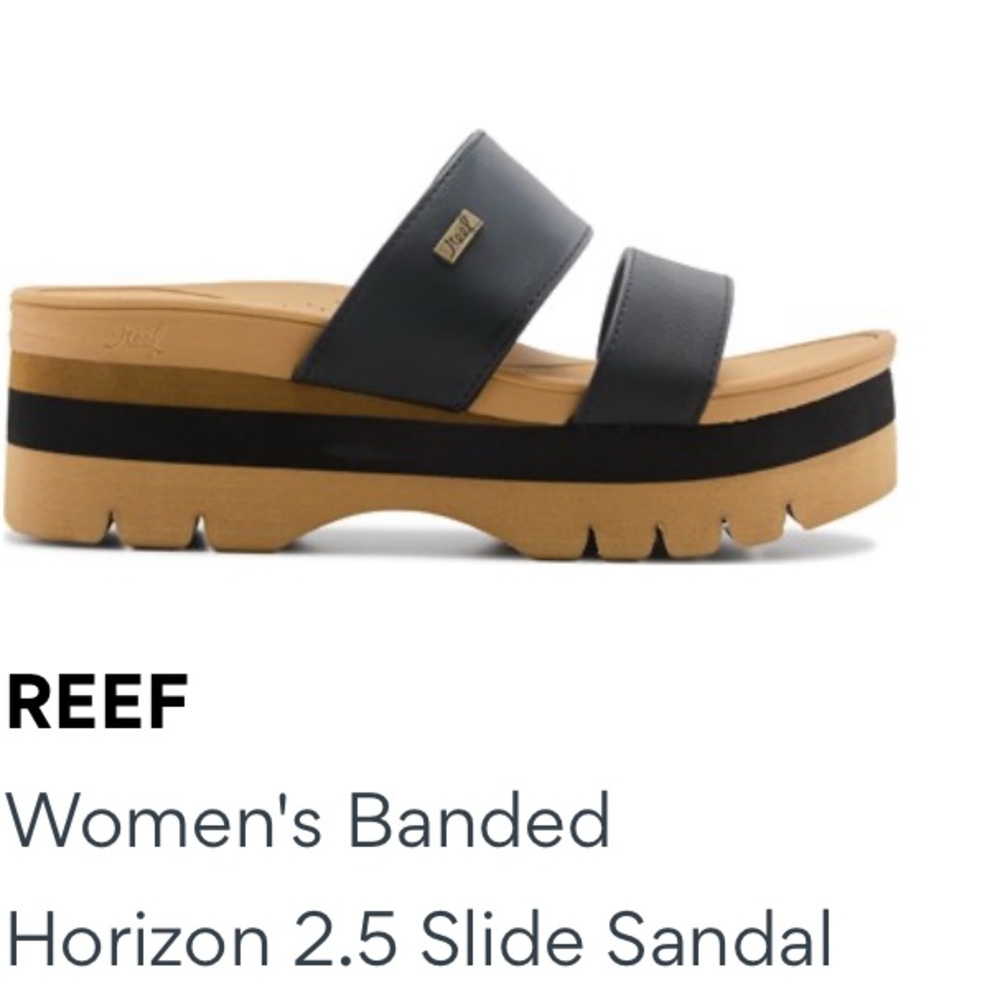 Reef Black and Tan Sandals Comfortable and Stylish